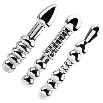 Anal Stainless Steel Stimulation for Men and Women / Dual Head Butt Plug Prostate Massager - EVE's SECRETS